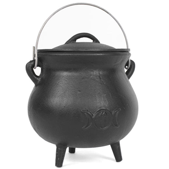 Cauldron Cast Iron With Triple Moon 19cm