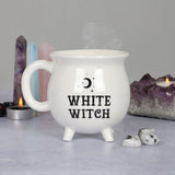 Cauldron Mug White Witch