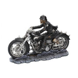 Hell on the Highway Skeleton Biker Ornament Figurine by James Ryman