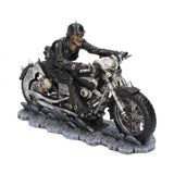 Hell on the Highway Skeleton Biker Ornament Figurine by James Ryman