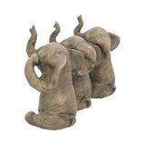 See No Evil Three Wise Elephants Figurines Animal Ornaments 16cm