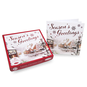 Christmas Cards Boxed Pk10 Luxury