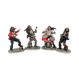 One Hell of a Band Figurine Set Drummer Bassist Guitarist Vocalist Ornament Set 10cm