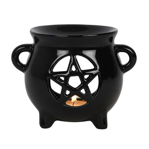 Oil Burner Pentagram Cauldron