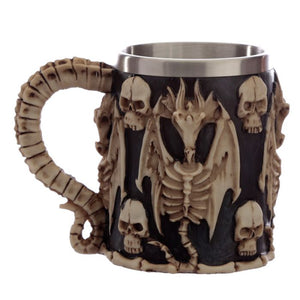 Skeleton & Dragon Tankard