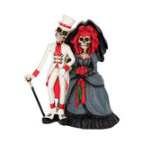 Forever By Your Side Figurine Skeleton Wedding Bride Groom 14cm