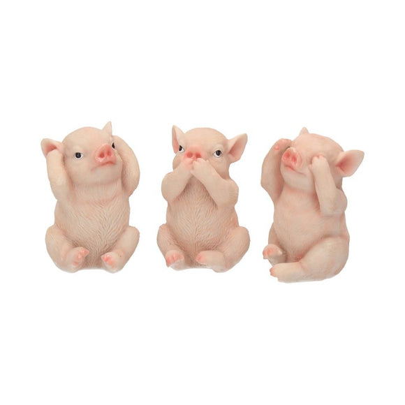 See No Evil Pigs 9.5cm