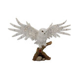 Snowy Rest Beautiful Snowy Owl Figure 38cm