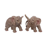 Trunk to Trunk Elephant Calves Figurine 26.5cm